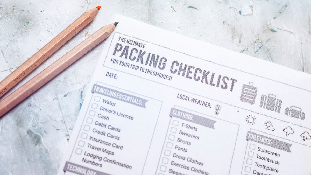 packing Checklist